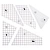 3/4/5Pcs Acrylic Quilting Rulers for Accurate Sewing and Fabric Cutting Measuring Quilting Patchwork Ruler Sewing Tool