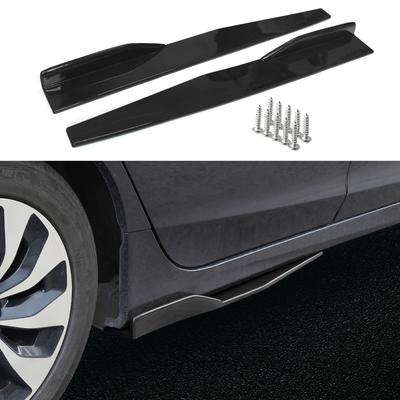 74.5cm For Automobile Universal Side Skirt Rear Bumper Lip Splitter Winglet Aprons