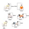 Lovely Ceramic Button Cartoon Ceramic Beads Cartoon Rabbit Puppy Button Beads DIY Jewelry Beads DIY Clothing Beads 1pc