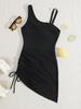 Women's Swimwear Solid Color Mesh Patchwork Bikini Beach Suit Bathing Suits