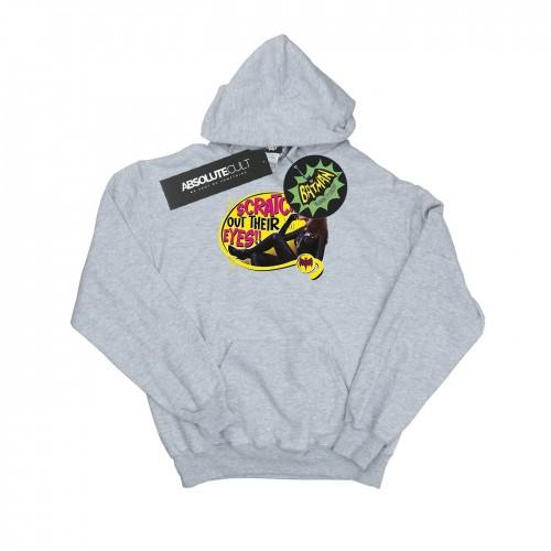 DC Comics Mens Batman TV Series Catwoman Scratch Hoodie