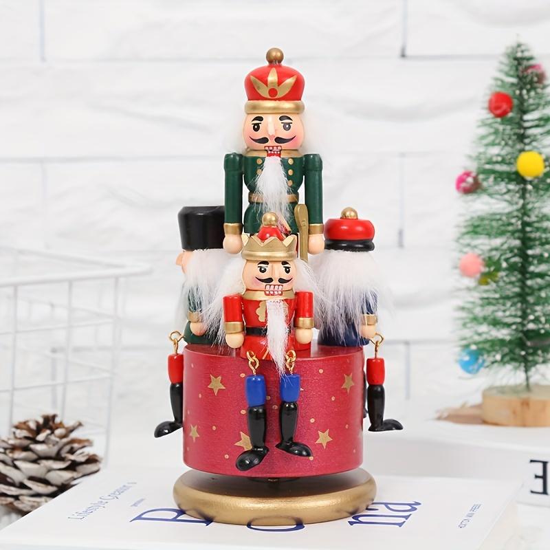 

1 шт. Музыкальная шкатулка Щелкунчик, Украшение в виде куклы-солдатика, Украшение для дома, гостиной, Подарок в виде музыкальной шкатулки