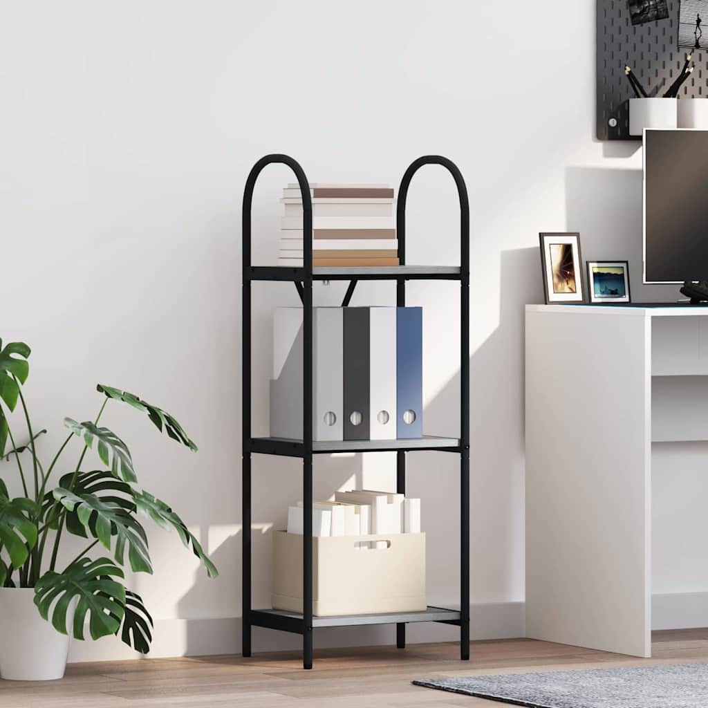 Bookshelf Grey Sonoma 40 x 30 x 109 cm Engineered Wood