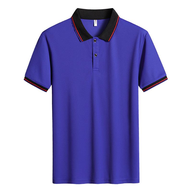 Summer Men Clothes Short Sleeve Lapel Golf Polo Shirt Men Businesss Casual Fashion Tops Polo Shirt