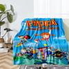 Decke mit Pippi Langstrumpf Motiv - Perfekt für Sofa, Bett, Reisen & Outdoor | Maschinenwaschbar, Gemütlich & Langlebig.