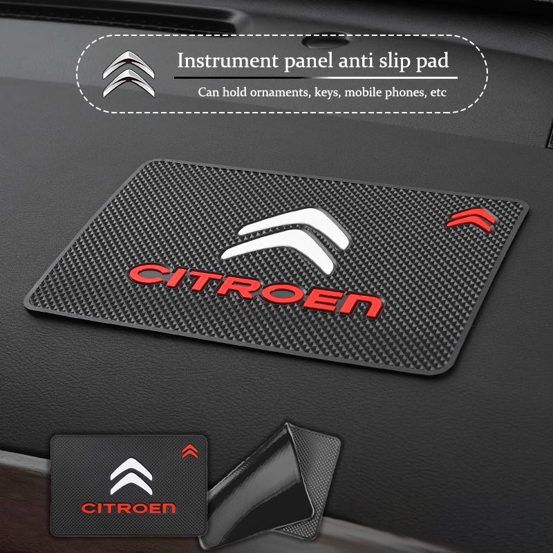 PVC Car Non Slip Mat Dashboard Phone Anti Slip Gel Pad For Citroen e-C3 e-C4 X C5X C3 C4 Cactus Picasso C-Crosser C6 C1 C-Elysee
