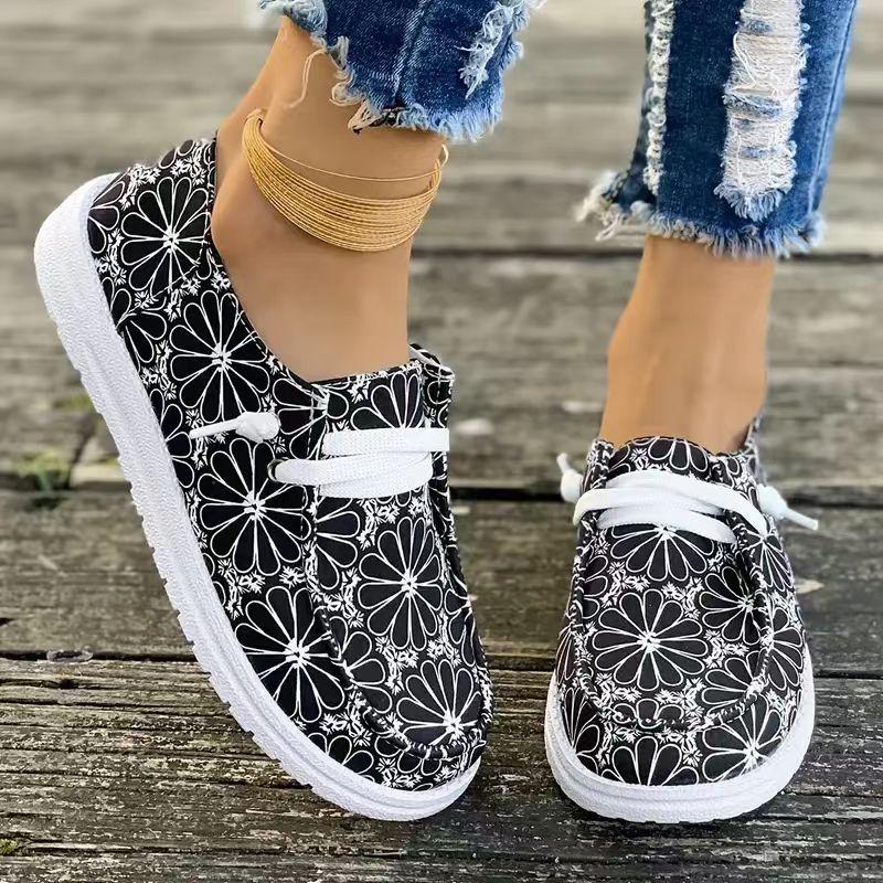 Slip-on Shoes 2025 New Platform Plate Shoes Lace-up Low-top Plus-size Fashion Athleisure Single Shoes for Women