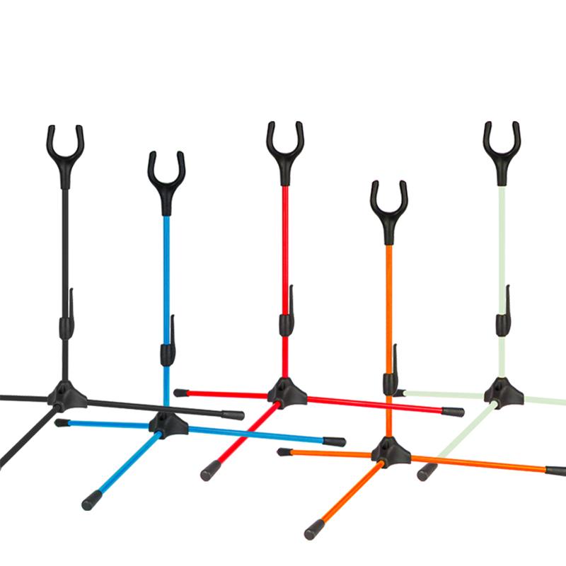 5 Colors Foldable Removable Fiberglass And Plastic Bow Stand Holder Portable Bracket Frame Hanger For Archery Recurve Bow
