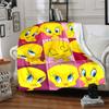1 Stück Tweety Vogel Decke Leichte Flanell Überwurfdecke für Sofa, Bett, Reisen, Camping, Wohnzimmer, Büro, Couch, Stuhl und Bett