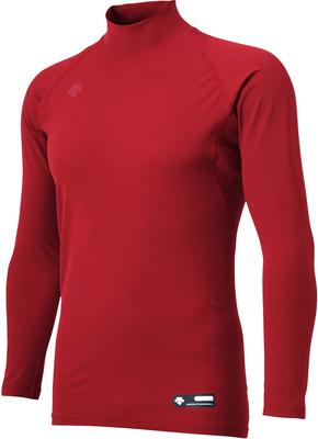 DESCENTE Baseball High Long Red STD-770B Men's Undershirt, Neck, Sleeve,