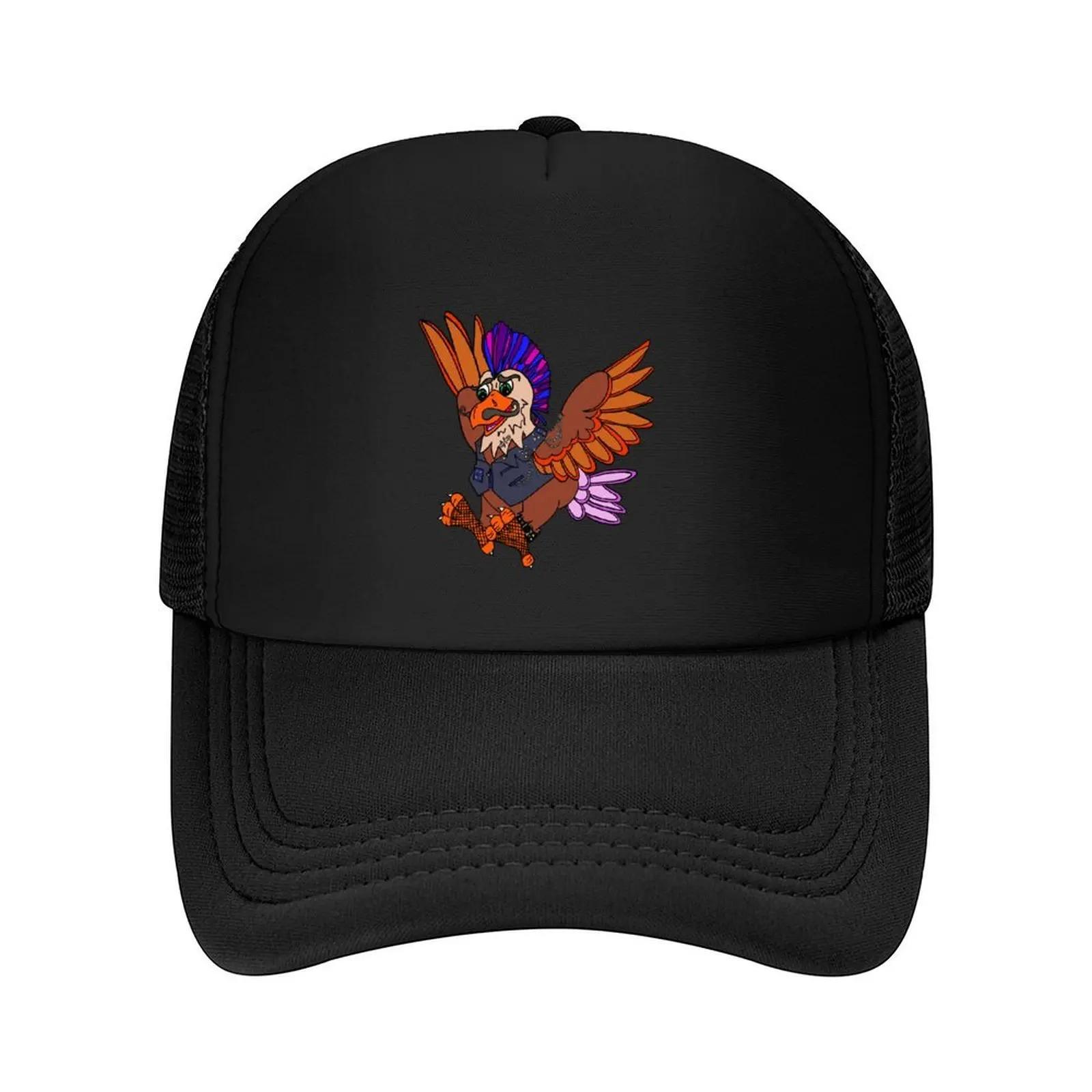 Hawk with Mohawk Baseball Cap Hat Unisex Luxury tactical cap luxury Women cap Luxury Unisex Ladies Mens
