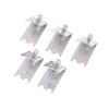 5Pcs 304 Stainless Steel Refrigerator Shelf Support Clamp Commercial Freezer Shelf Clips Bracket Shelves Parts Home Accessories