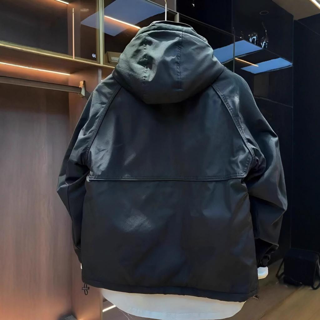 Autumn New Men's Hooded Jacket Trendy Brand Thin Cotton Clothes Versatile Darth Vader Jacket Simple Fashion Jacket