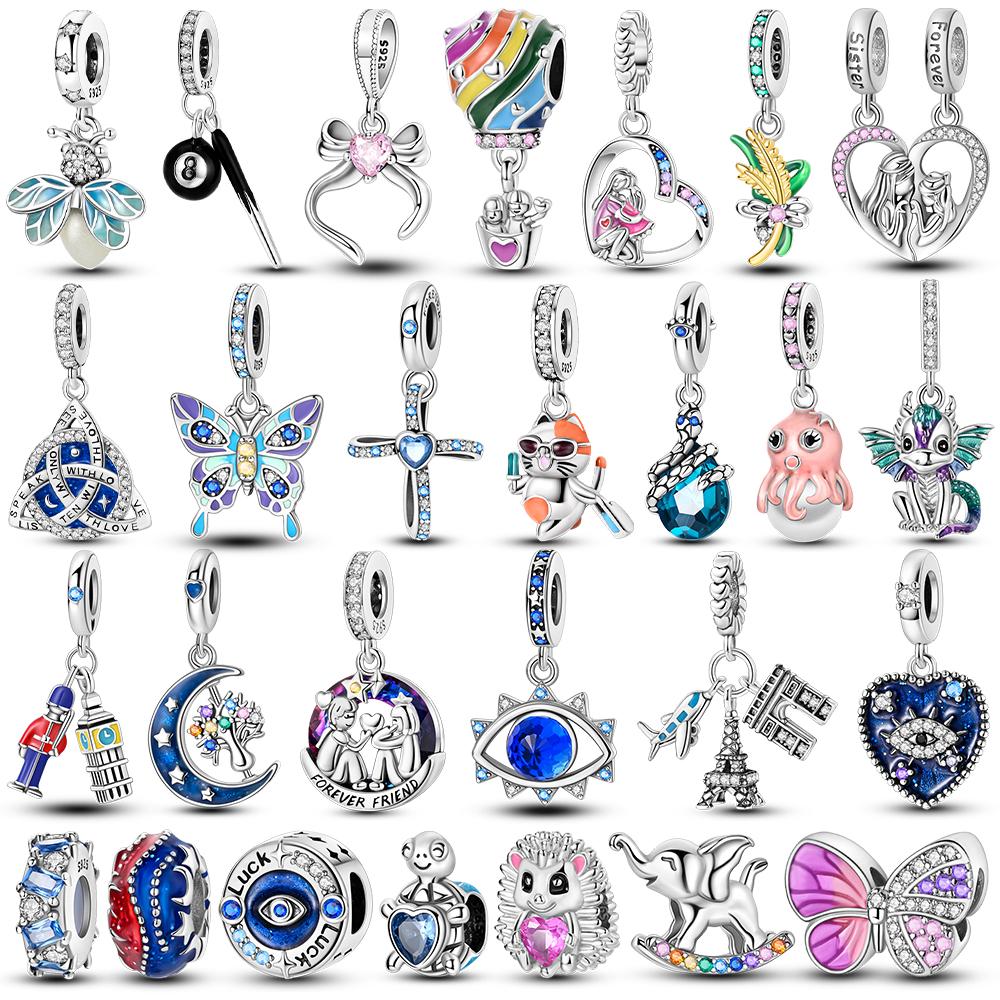 Newcopper Charm Butterfly Octopus Heart Beads Fit Original Bangle Charms Bracelet Fine Diy Women Jewelry Gift