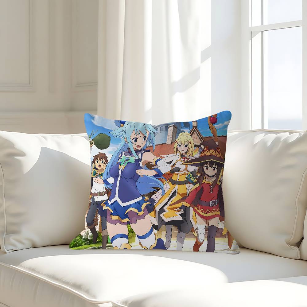 K-KONOSUBA Cushion Cover 30x50 Polyester Sofa Cushions Decorative Throw Pillows Home Decoration Pillowcover