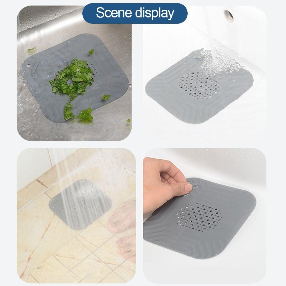 Square Shape Sewer Outfall Drain Filter Floor Drain Mesh Trap  Kitchen Bathroom Accessories
