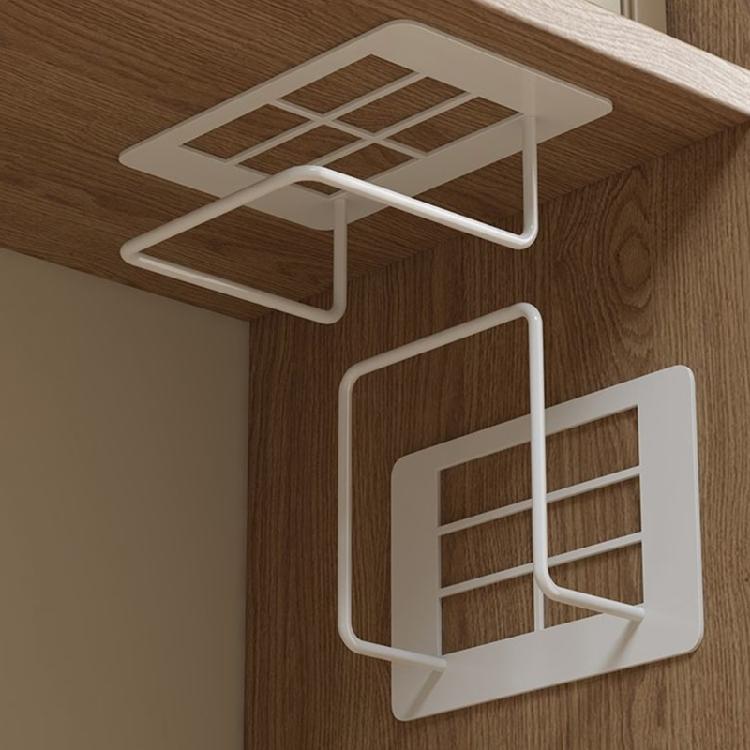 Minimalists Iron Wall Shelf for Electronics Organization Securely Holds Charging Remotes Without Wall Damage