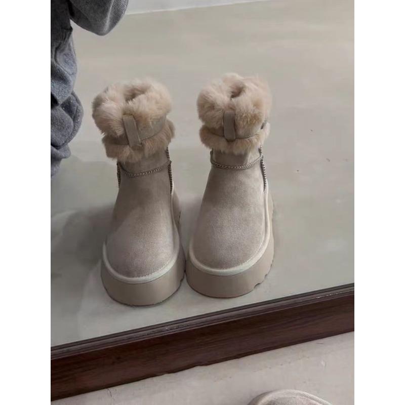 

Женские теплые зимние ботинки с толстой подошвой, на платформе, нескользящие, износостойкие, для активного отдыха, спортивные, хлопковые 40 серый