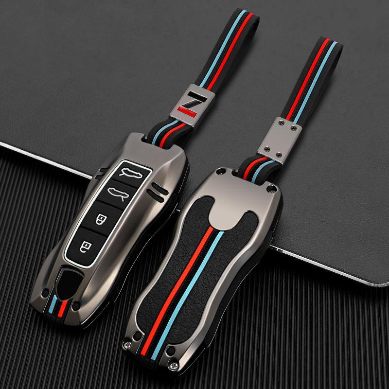 ACP1 3/4 Buttons Zinc Alloy Car Key Case Cover Shell Fob For Porsche Panamera Spyder Carrera Macan Cayman Cayenne 911 970 981 991