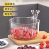 Automatic Cleaning of Fruits and Vegetables, Drain Basket, Transparent Snail Dishwasher, Filter Basket, Household Kitchen Water Filter Artifact