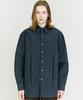 SSY (Compact Cotton) Double Vent Relaxed Fit Shirt Navy