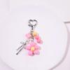 Creativity Beaded Design Flower Pendant Bag Charm Backpack Hanging Piece Cute Accessories Gift A634 Bag Charm