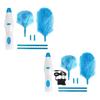 Electric Duster Brush 360-Degree Rotating Battery Powered Quick Cleaning Spin Duster Wireless Cleaning