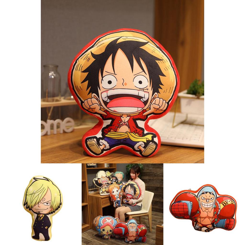Creative One Piece Plush Pillow Cartoon Luffy Zoro Chopper Cushion Kids Festival Gift Characters)