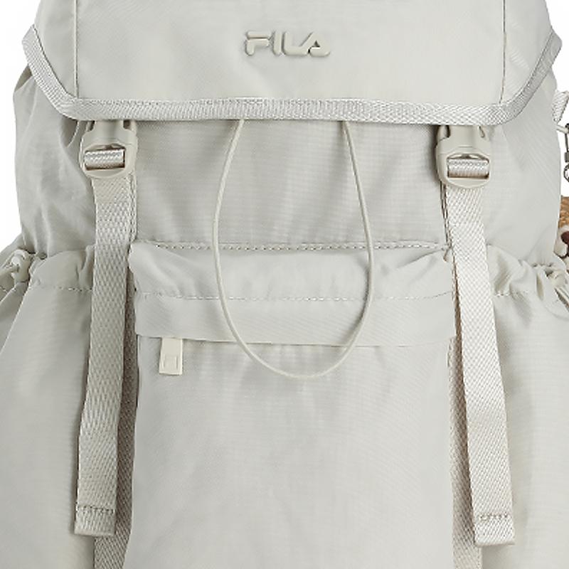 FILA Original Bear Daily Citywalk Fabric Backpack Unisex backpack Gray F13U529134FGY