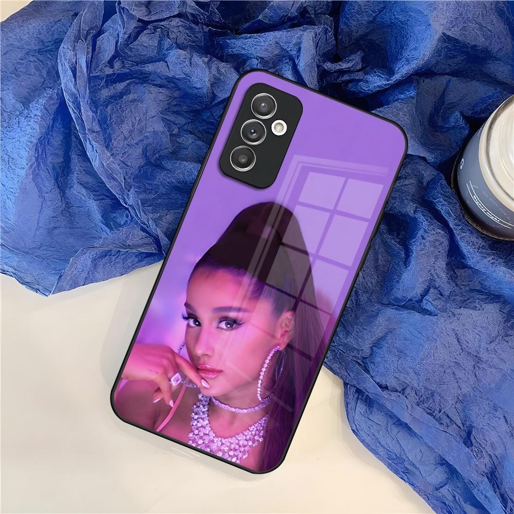 A-Ariana G-Grandes Handyhülle für Samsung Galaxy S25 S24 S30 S21 S23 S20 S22 Fe Note 20 Pro Ultra Plus Glas Hülle