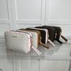 24 Novas Bolsas Mini Pequenas para Câmera de Viagem Feminina Bolsa Quadrada Pequena com Padrão Antigo Clássico Bolsa Transversal com Corrente para Ombro Feminina