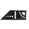 Aluminum Alloy Woodworking Angle Ruler Line Drawing Device Angle Measuring Measure Tool with Gauge Protractor Locator