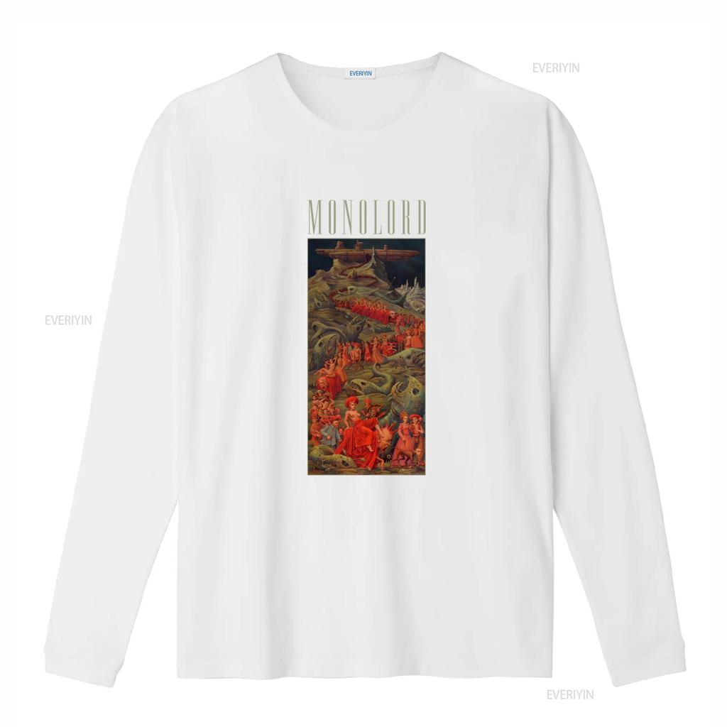 Monolord IM Staying Home Print T Shirt Unique Artwork Design for Mens Fashion Vintage Washed Versatile Stretched Breathable