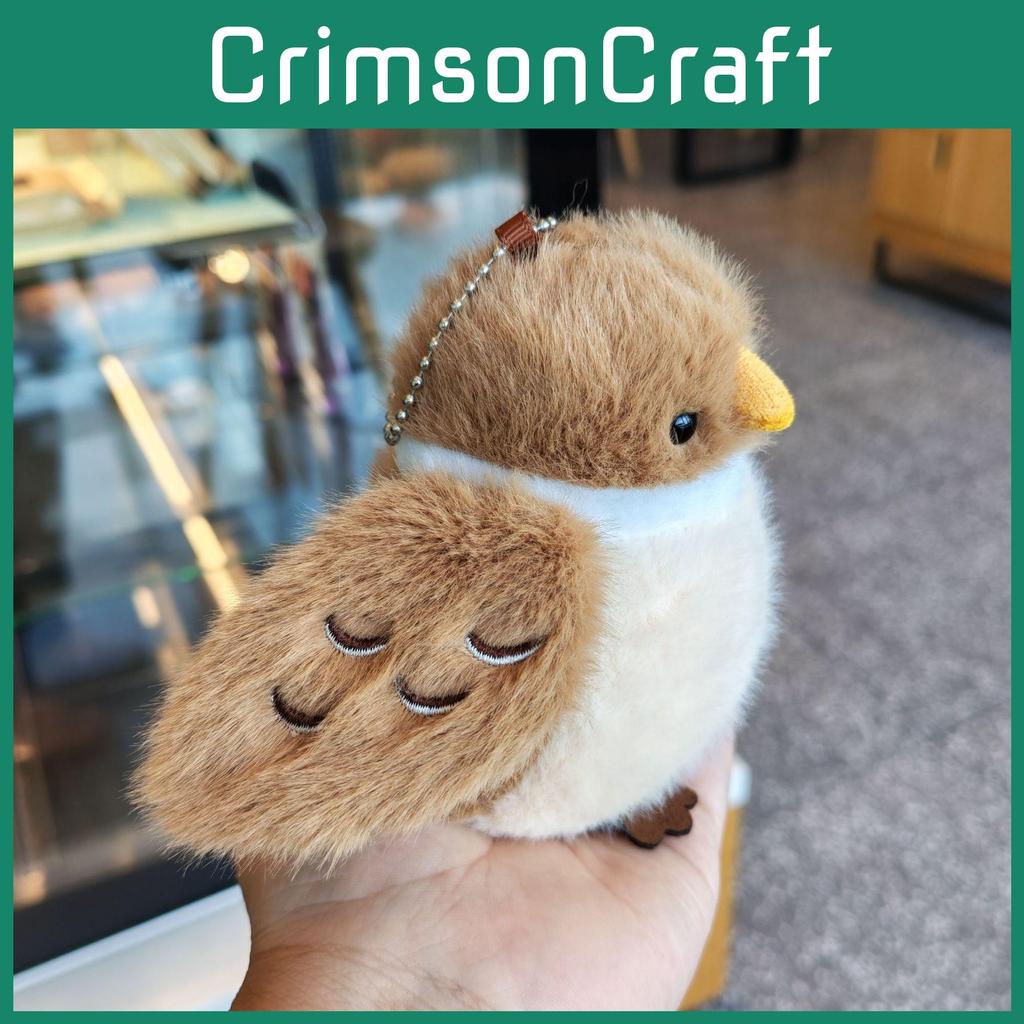 Cute Parrot Cartoon Kiwi Bird Sparro Swallow Bird Plush Toy Pendant For Kid Gift