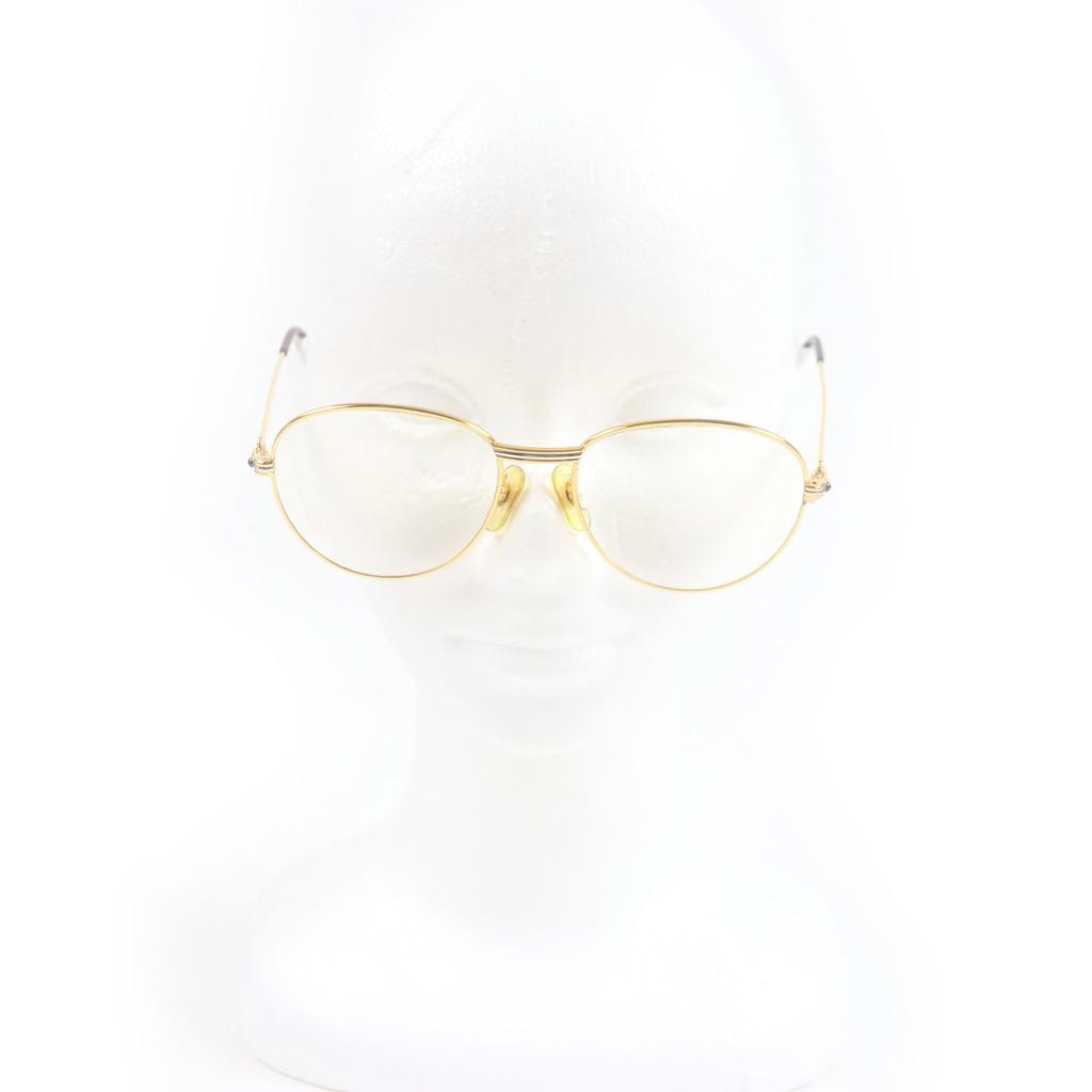 Cartier Glasses Trinity 2P Sapphire Gold Bordeaux Sapphire Mens Used