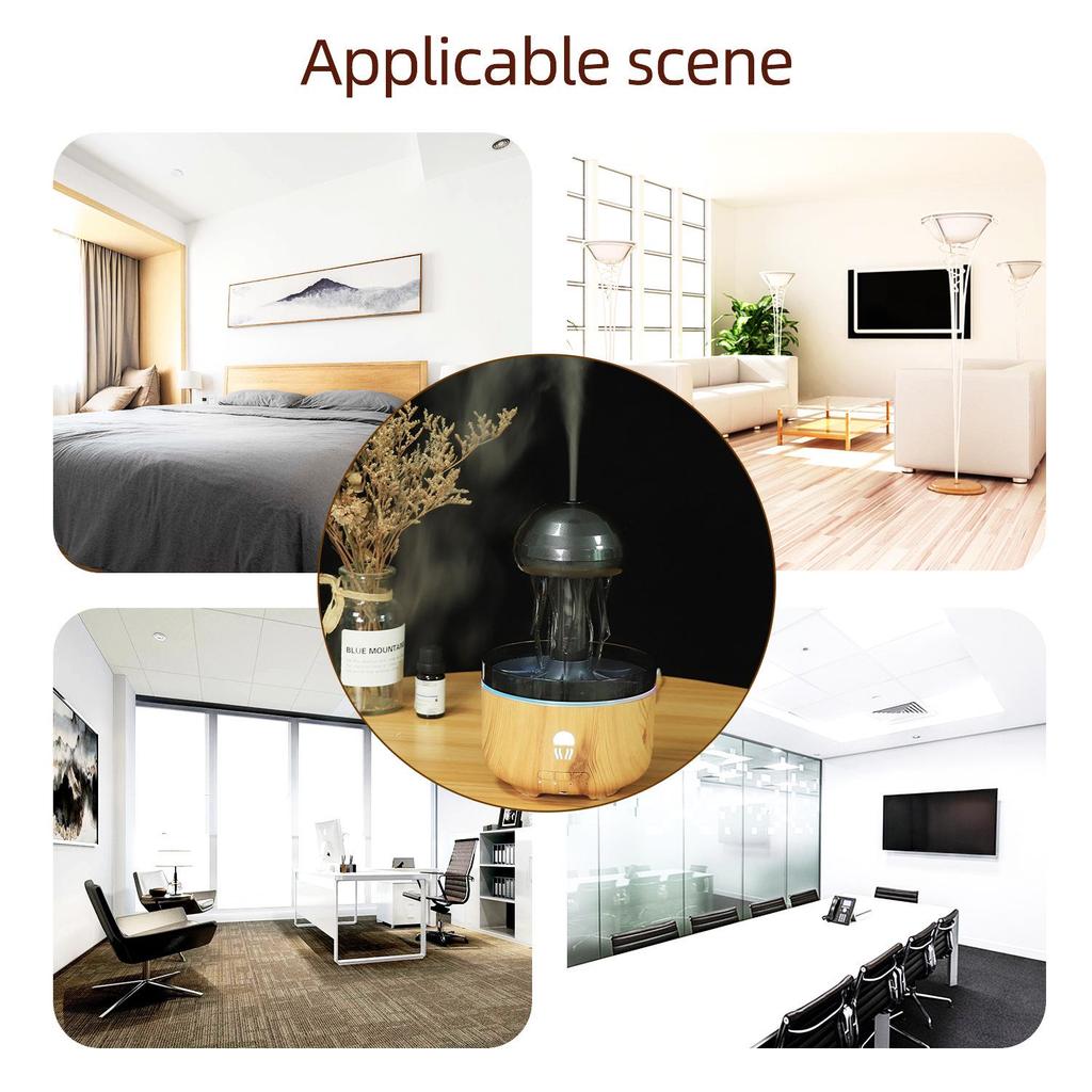 Jellyfish Light Ultrasonic Aroma Diffuser & Humidifier for Office/Bedroom