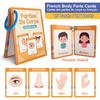 Food / Animals / Fruits / Body Parts French Words Learning Cards for Kids Early Language Skill Classroom Activities Memory Games