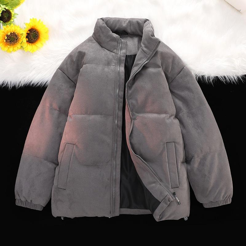 New Stand-up Collar Padded Jacket Men's Solid Color Padded Jacket In Autumn and Winter Casual and Comfortable Short Padded Jacket