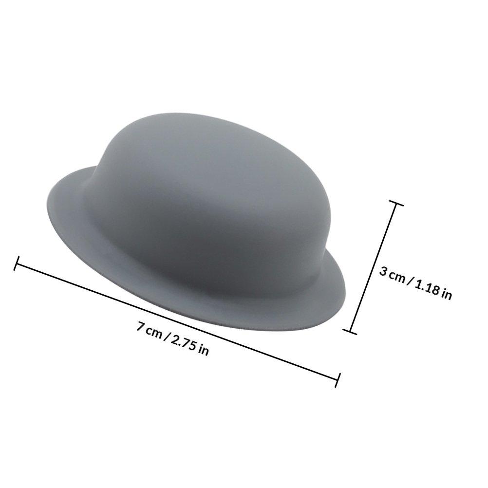 

Silicone Pot Lid Knob Sleeves Universal Anti-Scald Handle Covers for Ceramic Cast Iron Cookware Nonslip Heat Resistant Kitchen серый