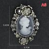  Cameo Vintage Brooches For Women Queen'S Cameo Beauty
