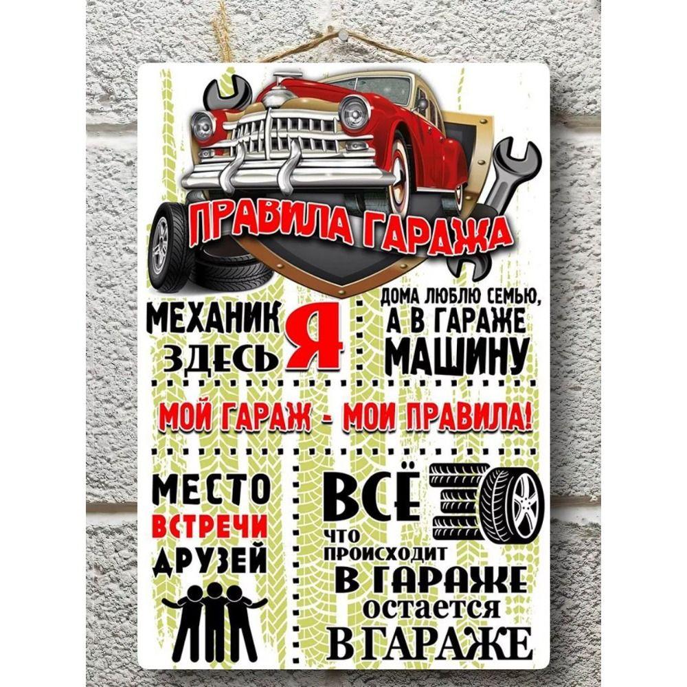 Vintage Car Lover Tin Sign Gift Auto Enthusiast Metal Wall Decor Garage Poster