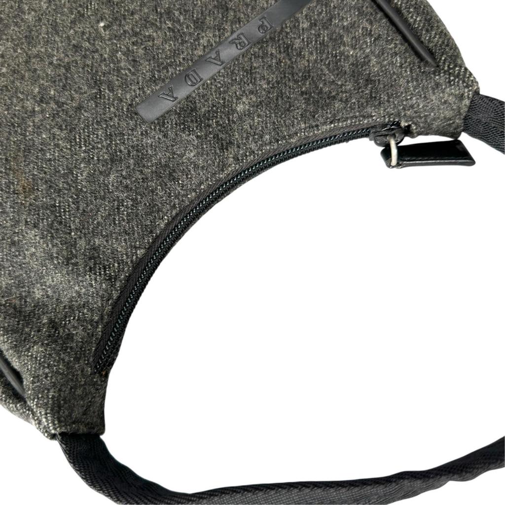 PRADA Tote Bag gray Women used