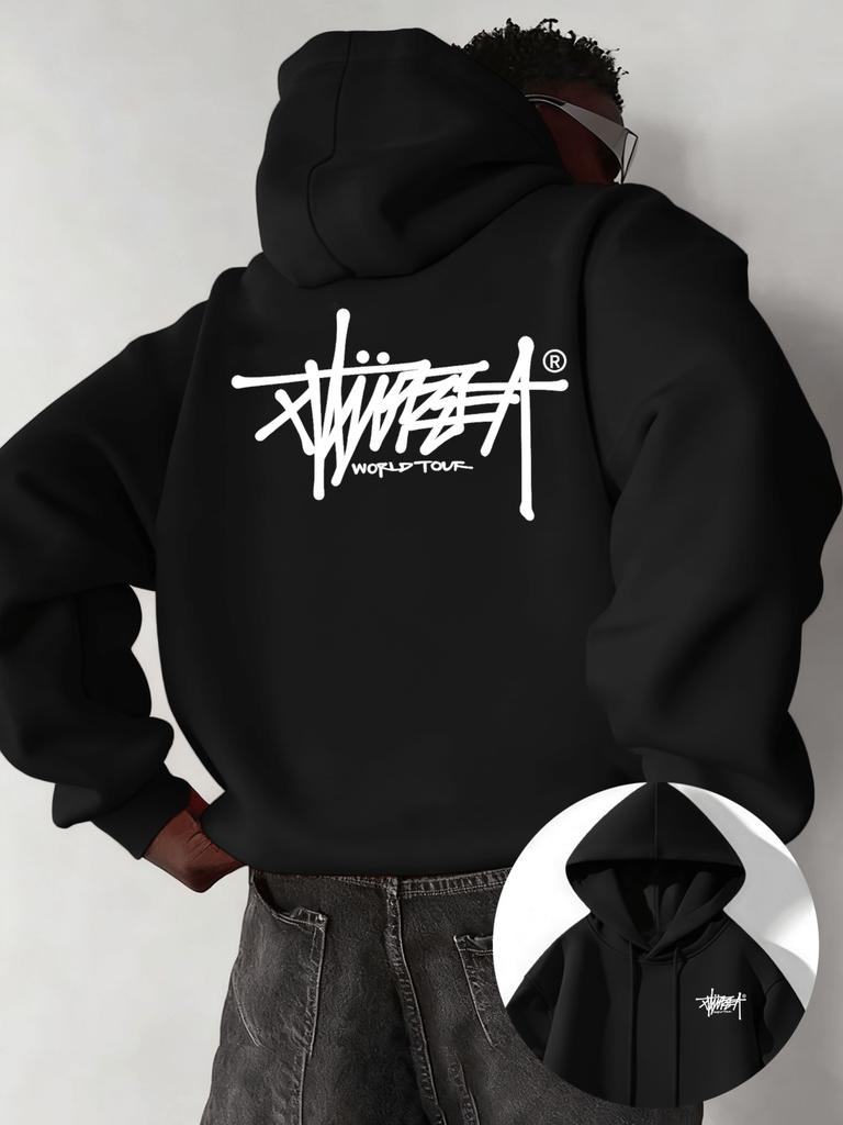 Street Urban Style Pullover Hoodie | Bedrukt Ontwerp | Duurzaam Materiaal | Casual Top | S-3XL