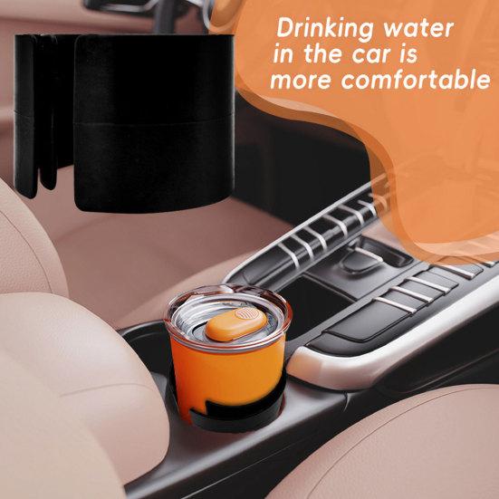 Car Cup Holder Adjustable Caliber Structure Sturdy Anti-Slip Buckle No Tools Installation Holder