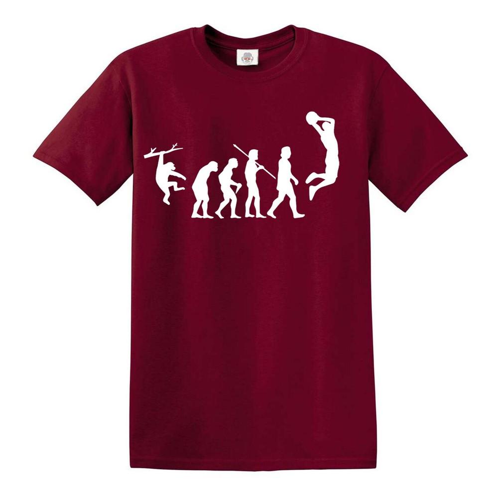 The evolution of basketball tshirt funny christmas gift top tee tshirt