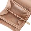 Jill Stuart Gloria Zipper Folding Wallet with Ribbon Cowhide JSLW3AS2 Women's L-Shaped Motif, Leather,
