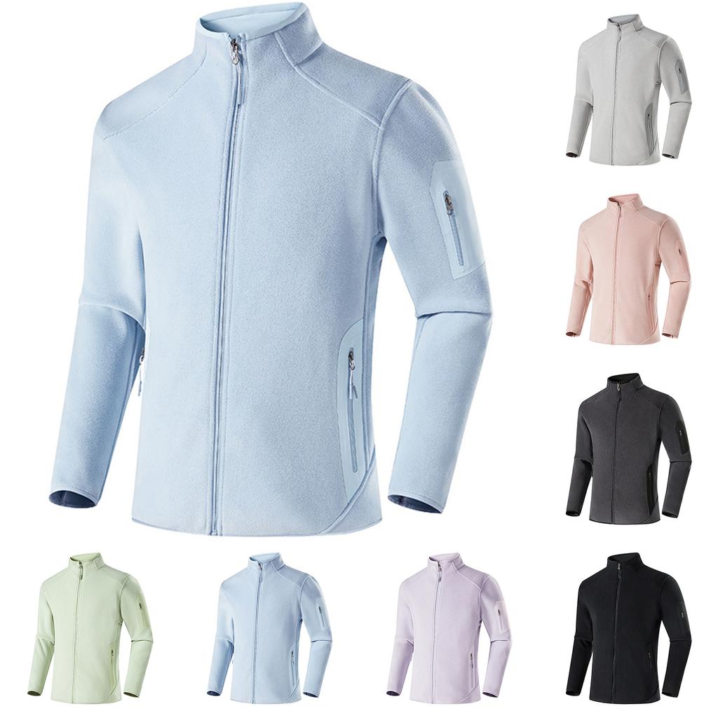 Pánská fleecová kolekce Bunda Kabát Kompozitní fleece Udržuje teplo Móda Outdoor