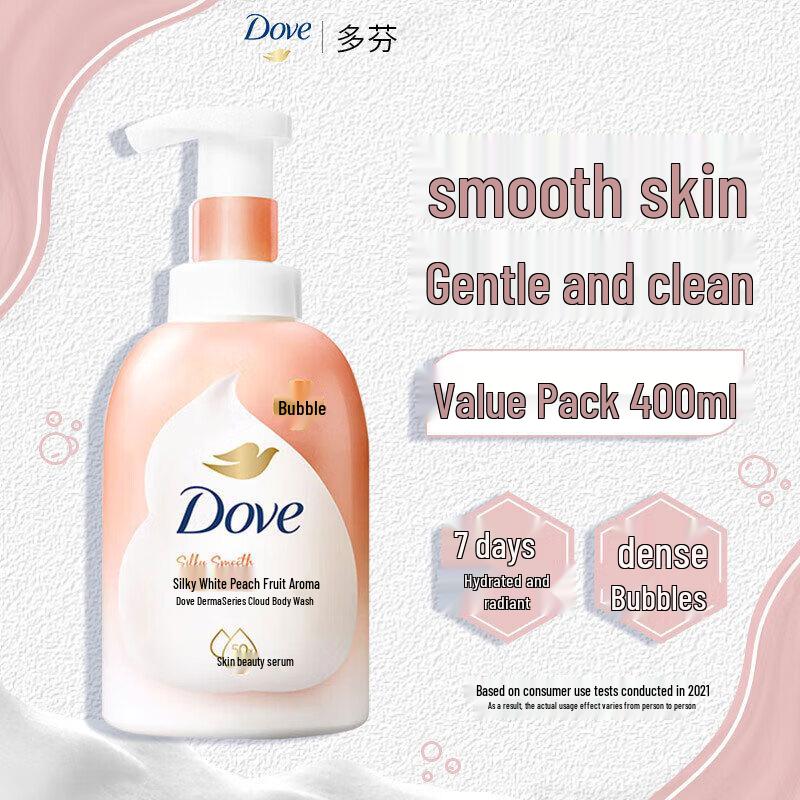 Dove White Peach Whipped Foam Body Wash