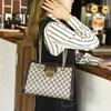 Womens Medium PU Crossbody Tote Bag With Zipper Vintage Style Shoulder Daily Use