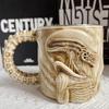 New Xenomorph Mug 3D 3D 3D Embossed Coffee Cup Resin Crafts